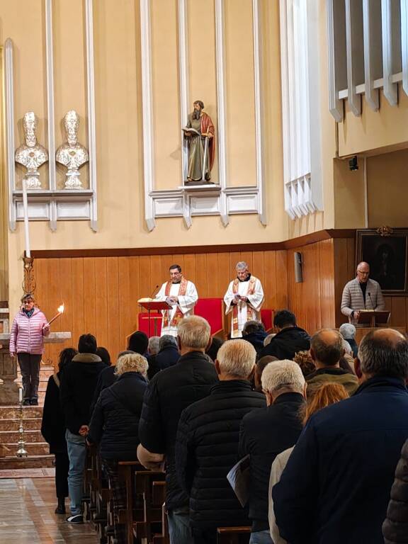La via crucis da Biumo alla basilica