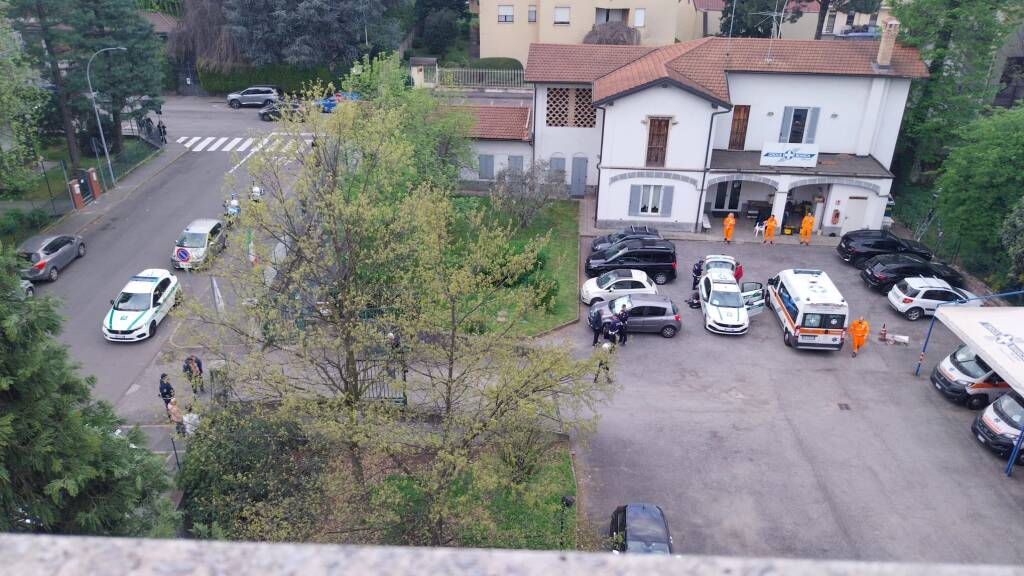 Ladro in fuga in via Grigna e Stelvio a Legnano 