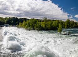 Le spettacolari immagini della piena del Ticino al Panperduto