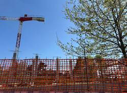 Nel cantiere del poli didattico - sportivo di San Fermo