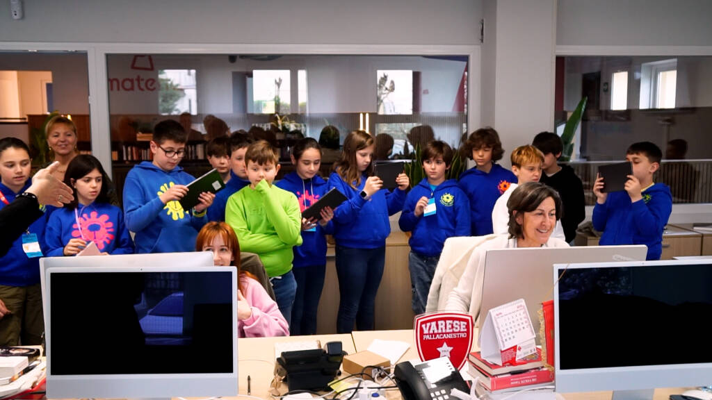 Piccoli giornalisti crescono: in visita a Materia gli studenti della 5 elementare della Settembrini