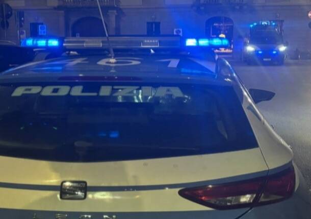 polizia gallarate notte