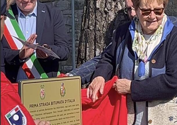 A Bodio Lomnago una grande festa riuscita per la prima strada bitumata d’Italia