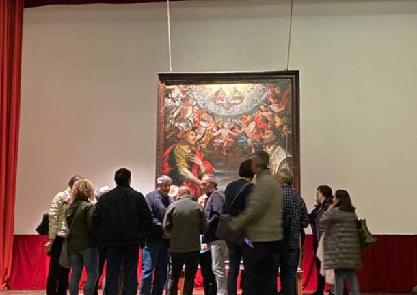 La “Trinità” di Procaccini risplende dopo il restauro voluto dall’Alveare di Buguggiate
