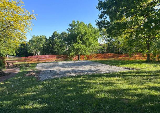 A Casciago via ai lavori per un nuovo campo da basket 3vs3 al Parco della Pinetina