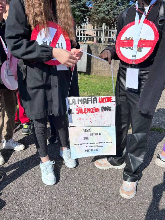 A Dairago studenti in marcia contro le mafie