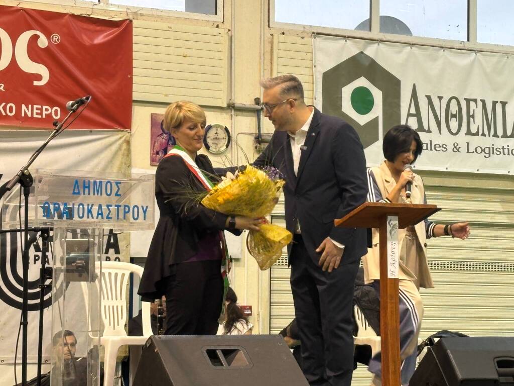Bodio Lomnago - Oraiokastro: la cena e la firma del gemellaggio