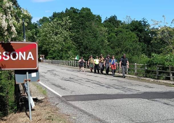Da Romagnano Sesia a Lessona: la terza tappa della Brinzio – Biella per la grande adunata alpina