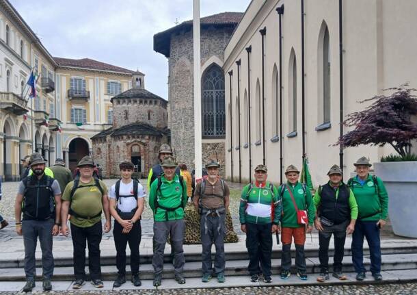 Missione compiuta, gli alpini di Brinzio entrano a Biella