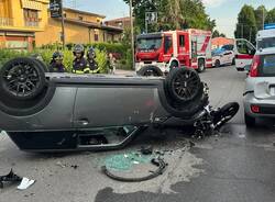 Cassano Magnago - Incidente auto moto