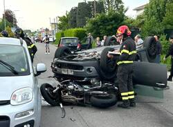 Cassano Magnago - Incidente auto moto