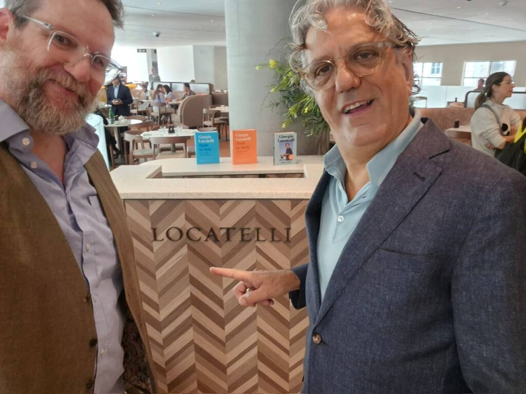 Due varesotti all’inaugurazione del nuovo locale di Giorgio Locatelli