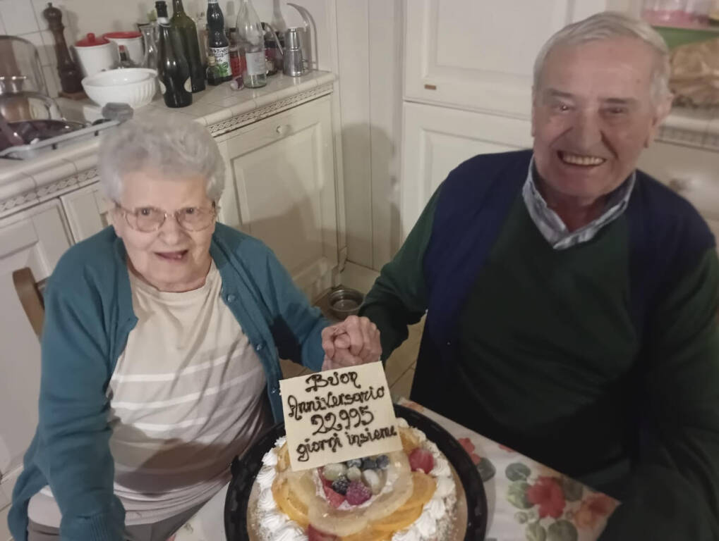 elio e bruna insieme da 63 anni