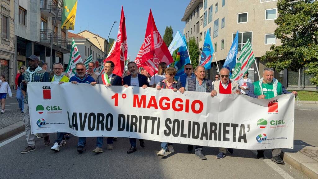 Festa del Primo Maggio a Legnano - Lavoratori in piazza