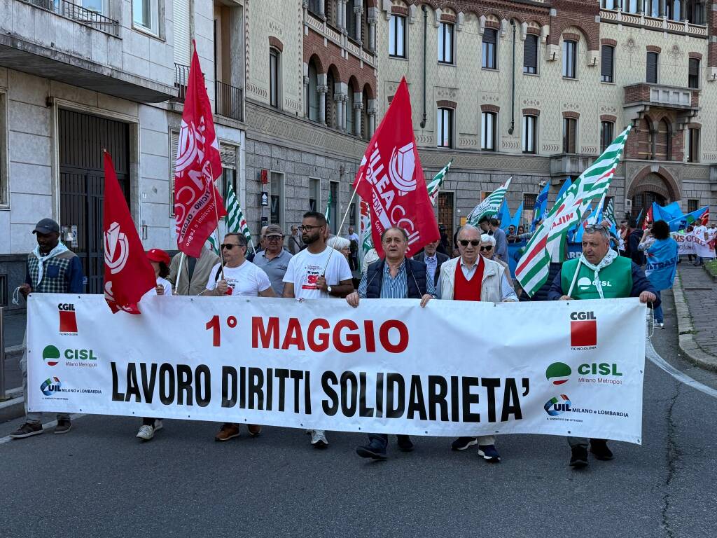 Festa del Primo Maggio a Legnano - Lavoratori in piazza