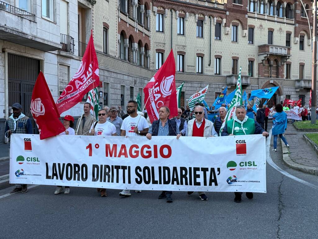Festa del Primo Maggio a Legnano - Lavoratori in piazza