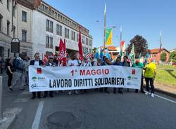 Festa del Primo Maggio a Legnano - Lavoratori in piazza
