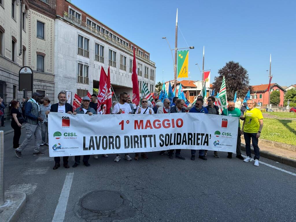Festa del Primo Maggio a Legnano - Lavoratori in piazza