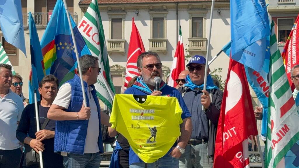Festa del Primo Maggio a Legnano - Lavoratori in piazza 