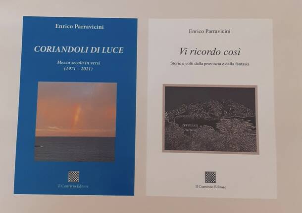 Due libri per raccontare la vita: Enrico Parravicini si presenta al pubblico di Varese