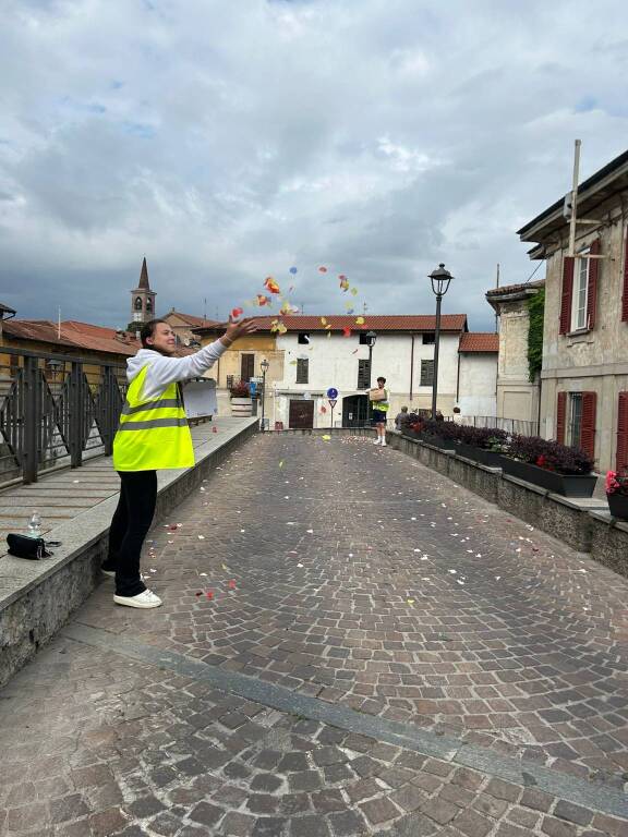Il maltempo non ferma la prima edizione della Flower Run a Nerviano