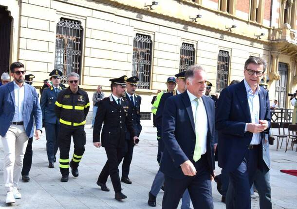 Il ministro Giorgetti e il senatore Garavaglia a Legnano