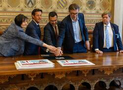 Il ministro Giorgetti e il senatore Garavaglia a Legnano