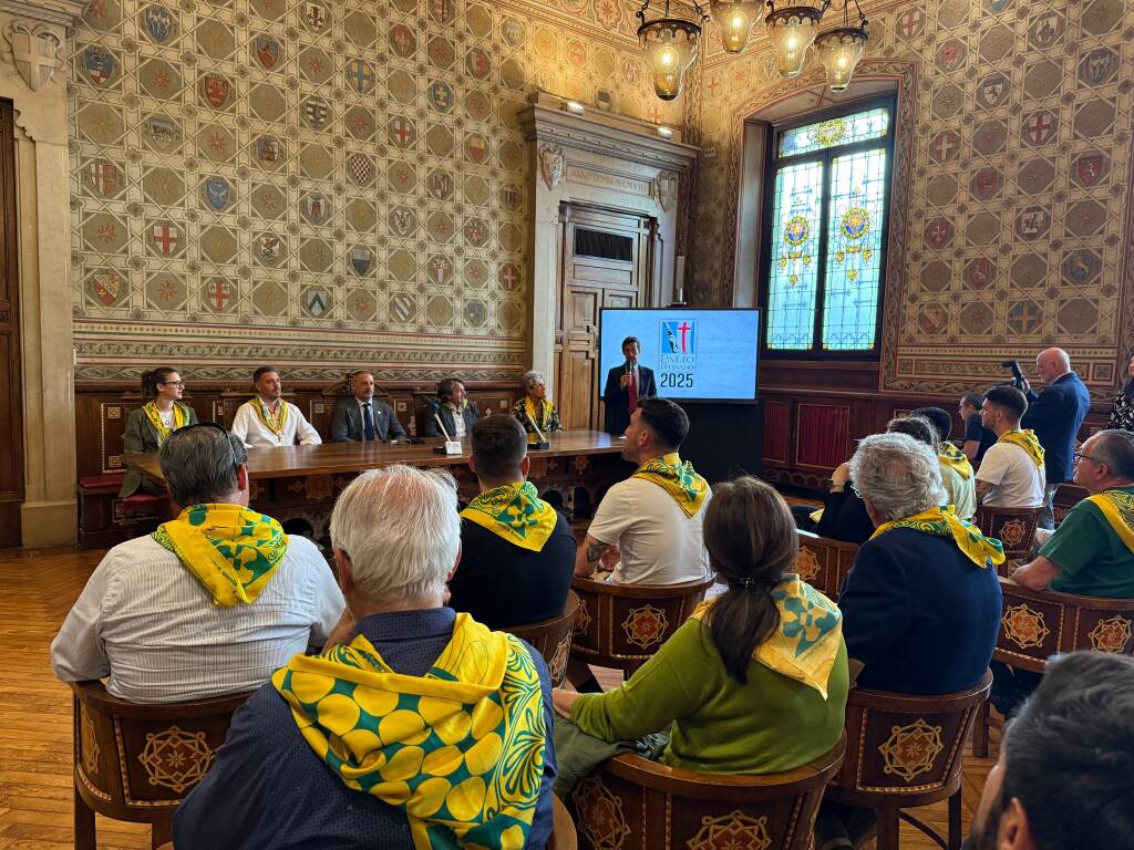 Il Palio 2025 è gialloverde: la conferenza dopo la vittoria 