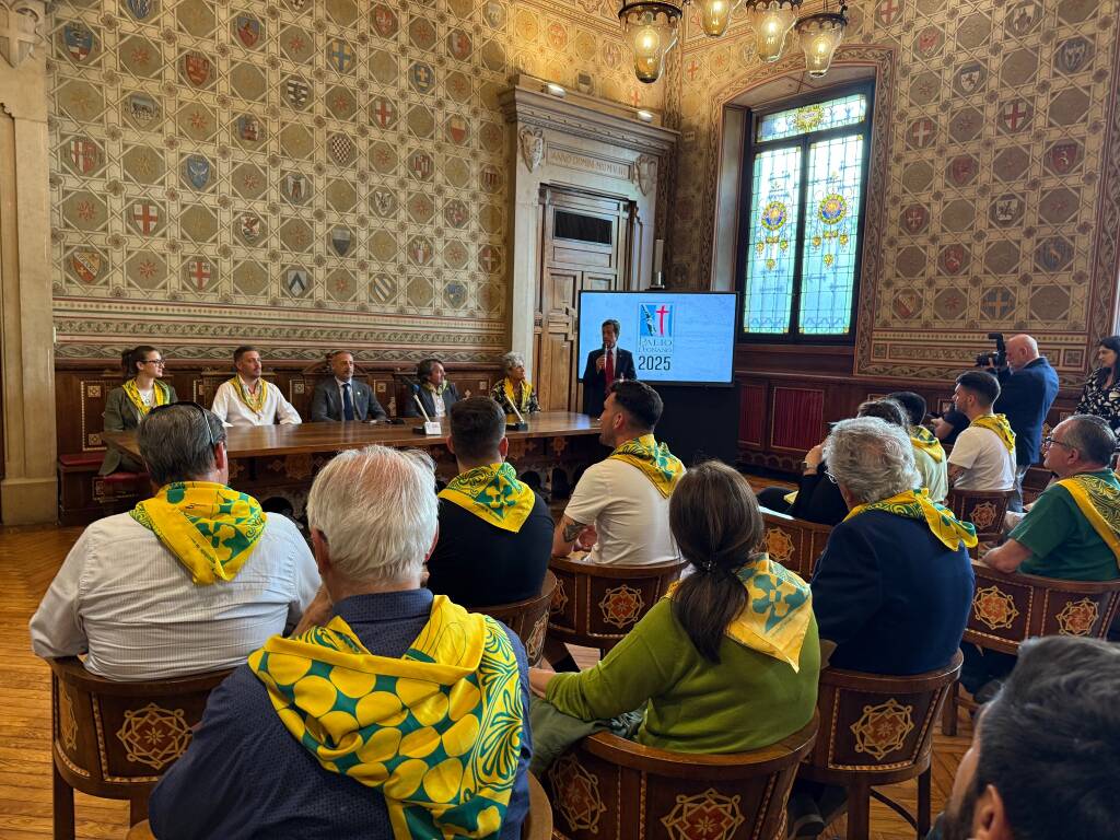 Il Palio 2025 è gialloverde: la conferenza dopo la vittoria 