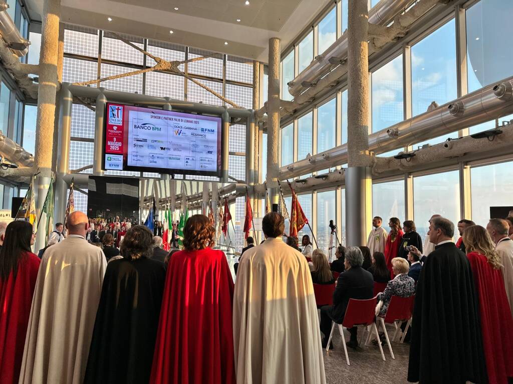 Il Palio di Legnano al Belvedere di Palazzo Lombardia