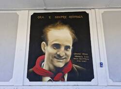 Inaugurato alla ex Meccanica di Nerviano il nuovo murale di Cheone dedicato al partigiano Giovanni Pesce 
