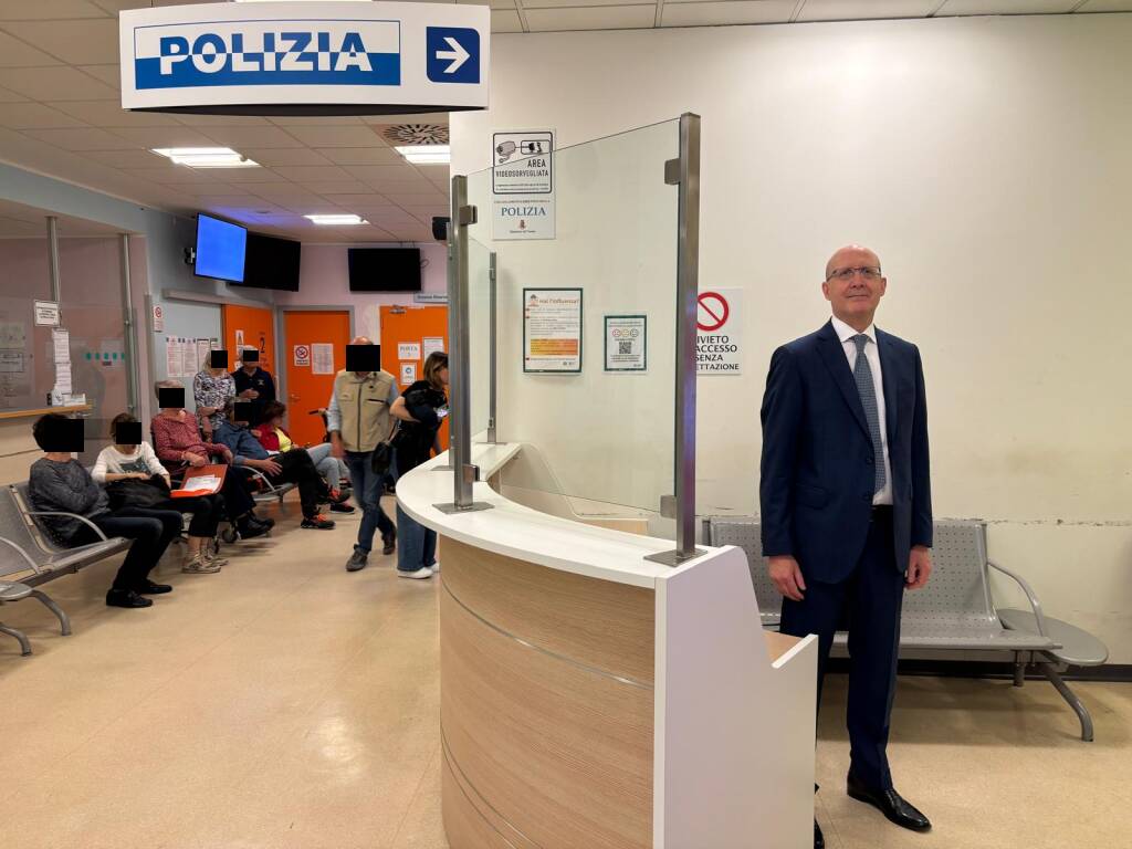 Inaugurazione posto di polizia al PS dell'ospedale di Circolo
