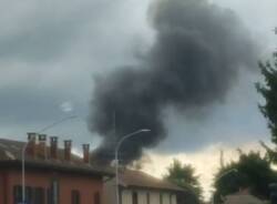 incendio via Lazzaretto Gallarate