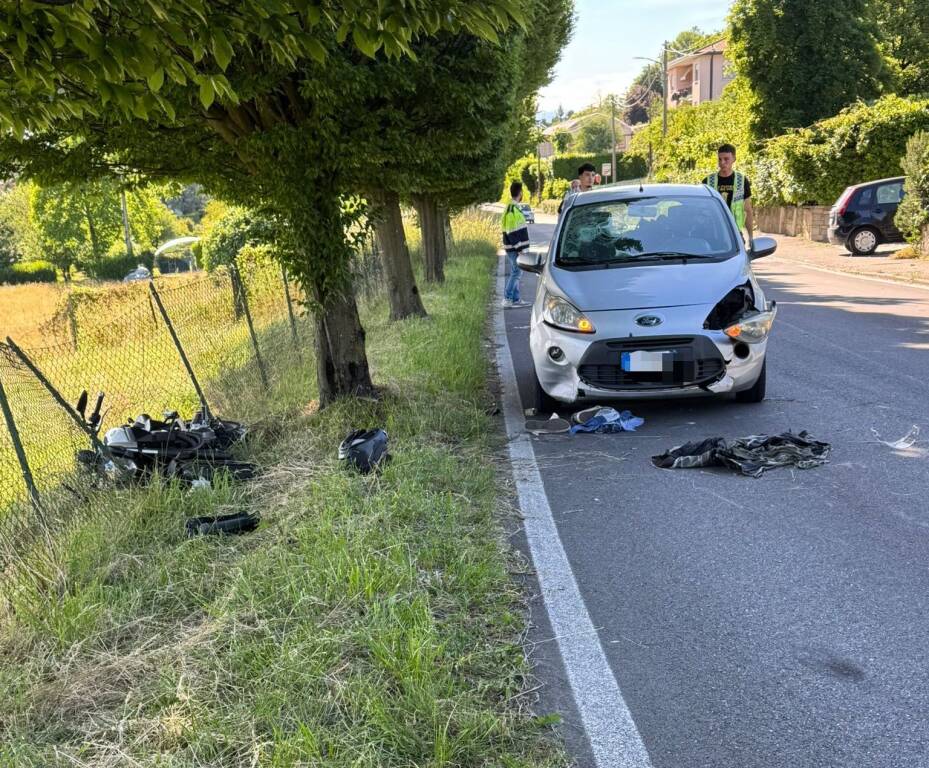 incidente morosolo casciago moto