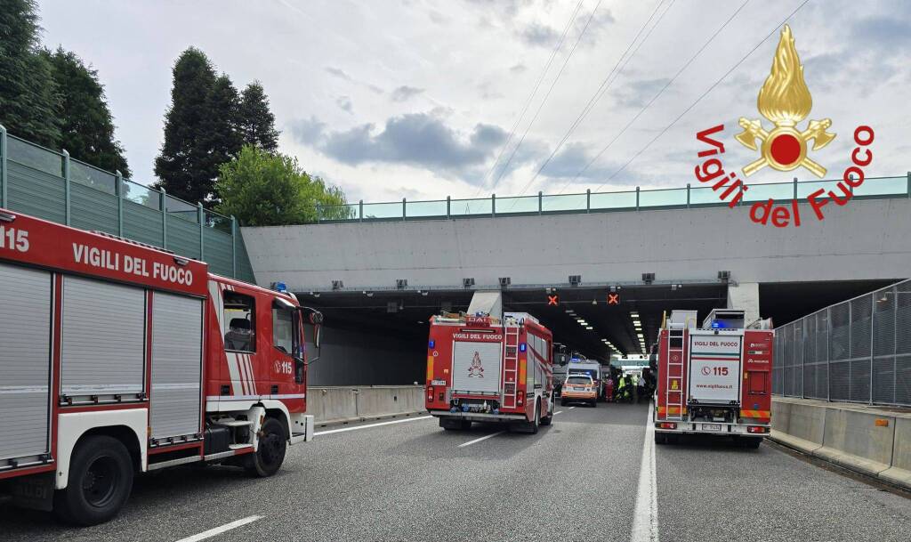 Incidente pullman pedemontana Lomazzo