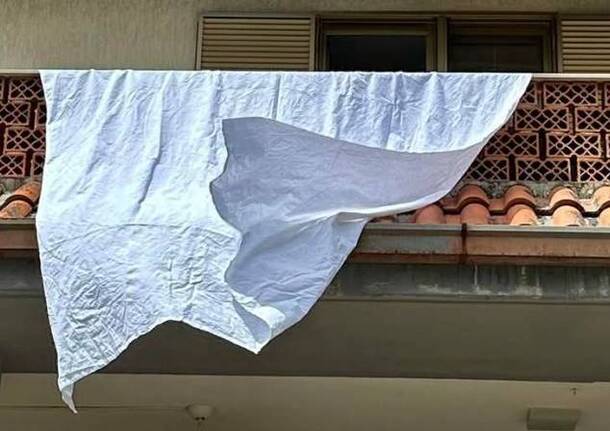 lenzuolo bianco
