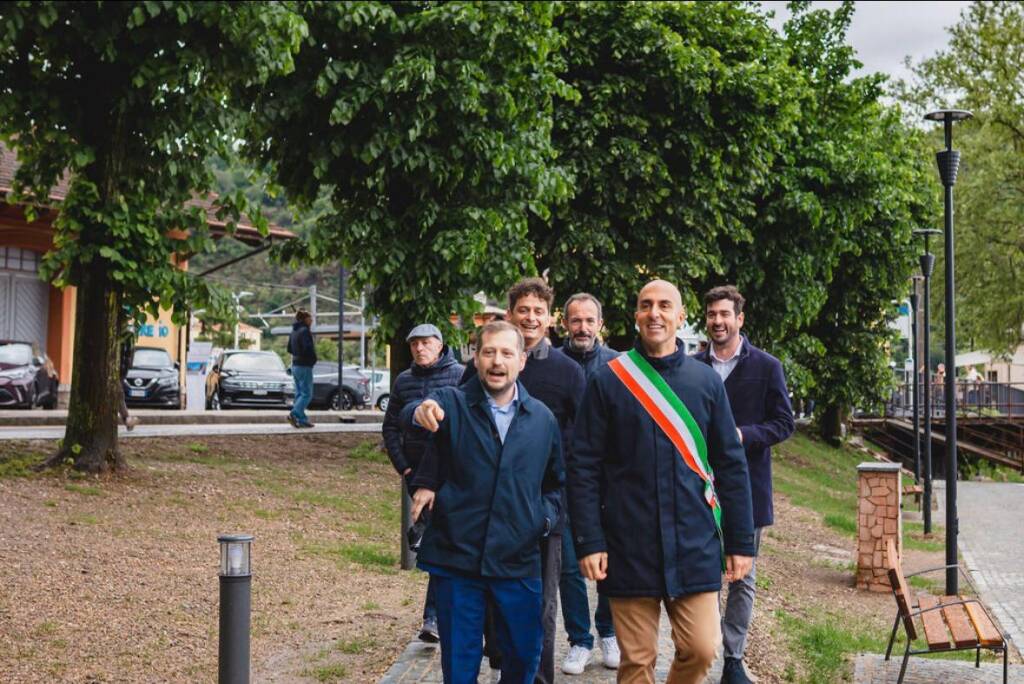 Porto Ceresio - L'inaugurazione del nuovo tratto di lungolago