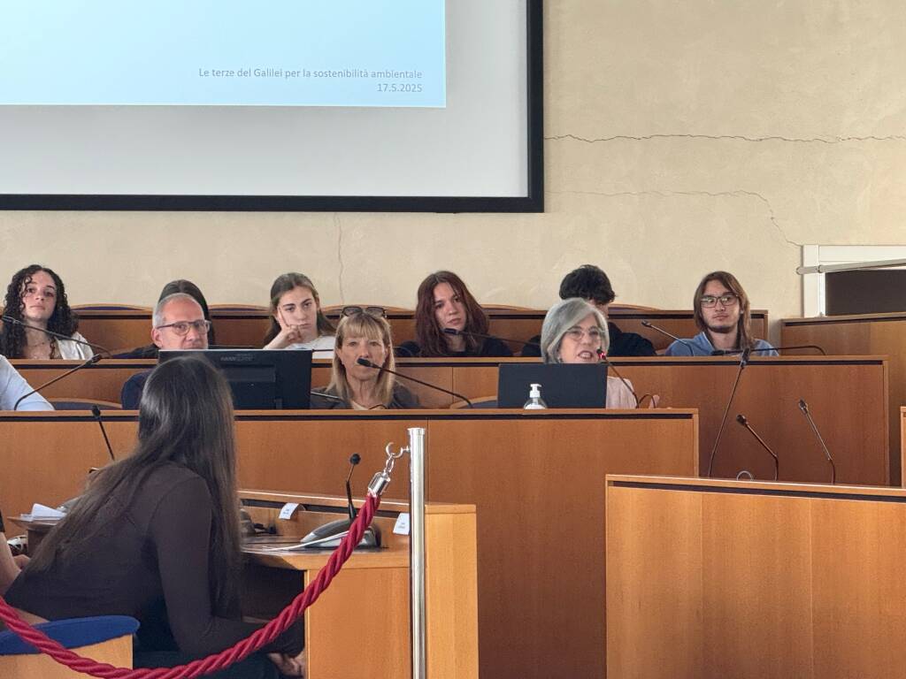 Premiazione nella Sala del Consiglio a Legnano 