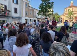 Presidio contro la violenza sulle donne in centro a Legnano