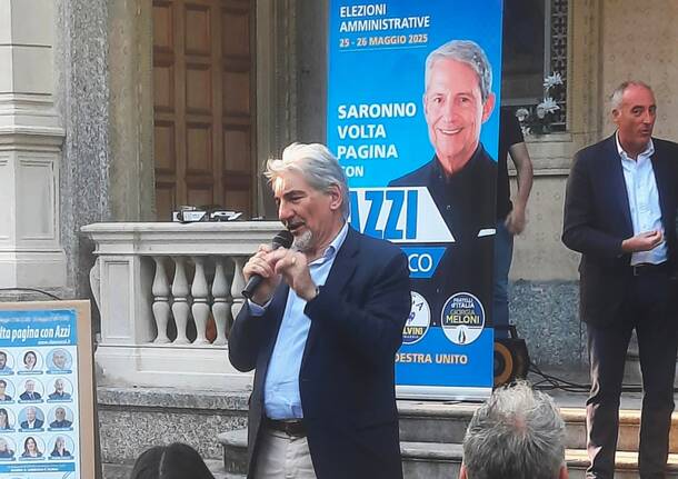 La serata di presentazione della lista di Forza Italia Noi Moderati a Villa Gianetti di Saronno