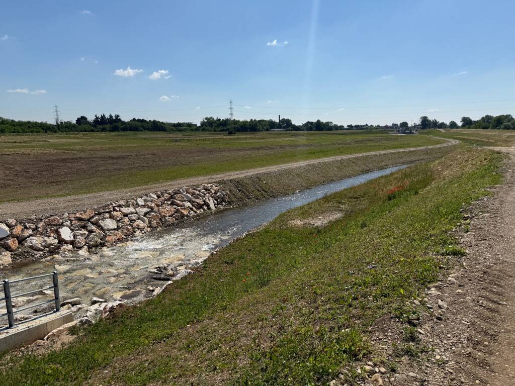 Taglio del nastro per le vasche di laminazione del Fiume Olona  