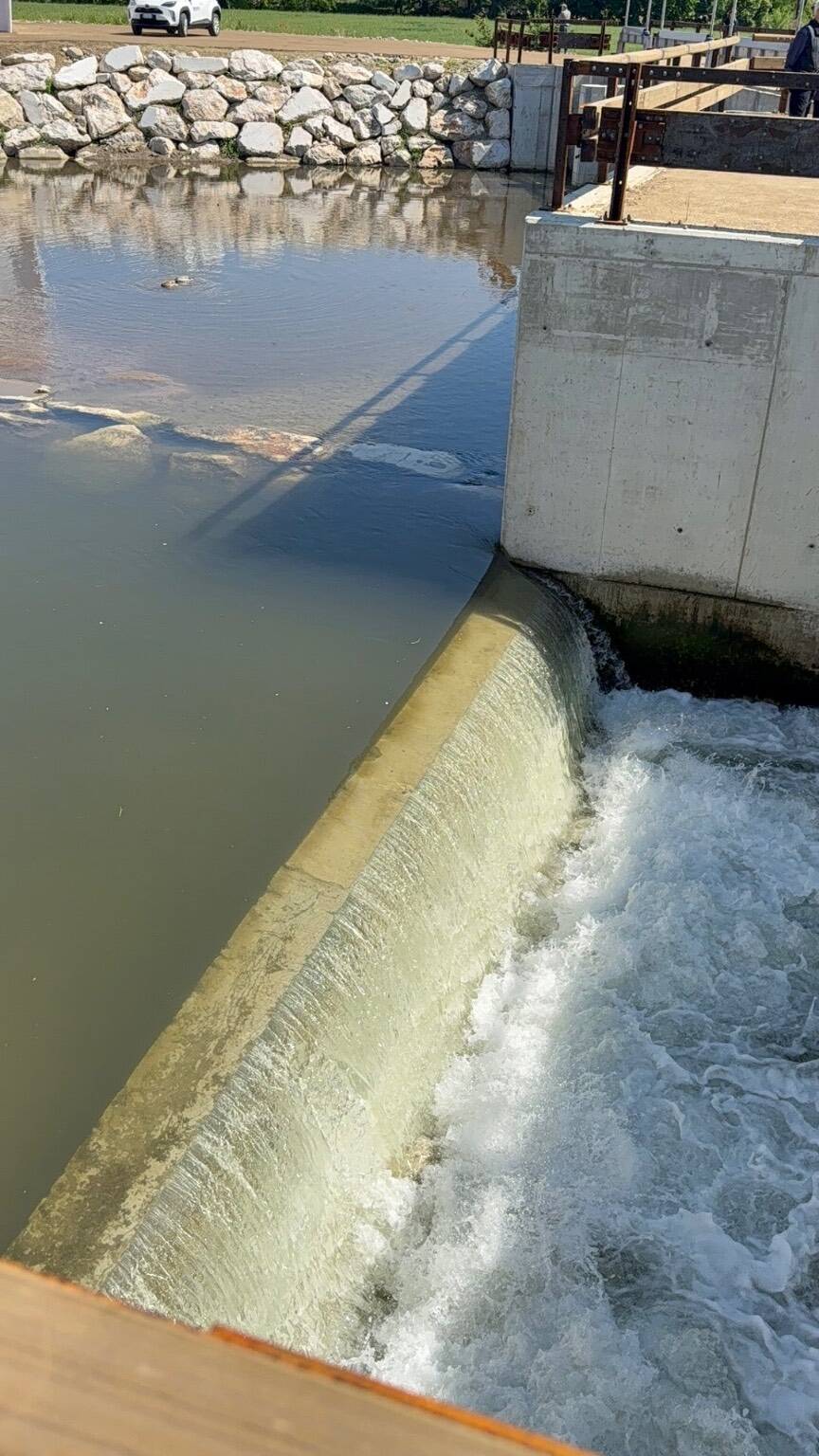Taglio del nastro per le vasche di laminazione del Fiume Olona  