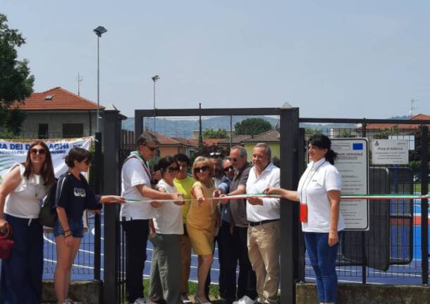 A Varano Borghi si festeggia il nuovo campo sportivo