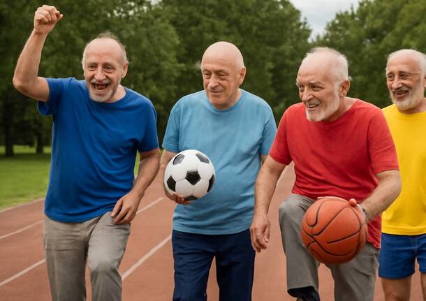 anziani che fanno sport | con Chat GPT
