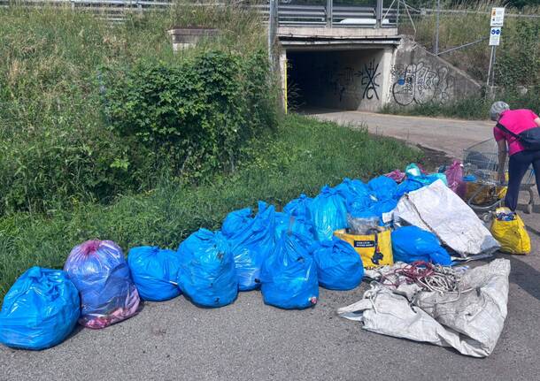 Braccia rubate alla spazzatura: i volontari di Castronno ripuliscono i boschi dal degrado