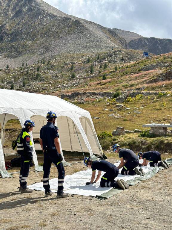 Campo estivo di protezione civile 