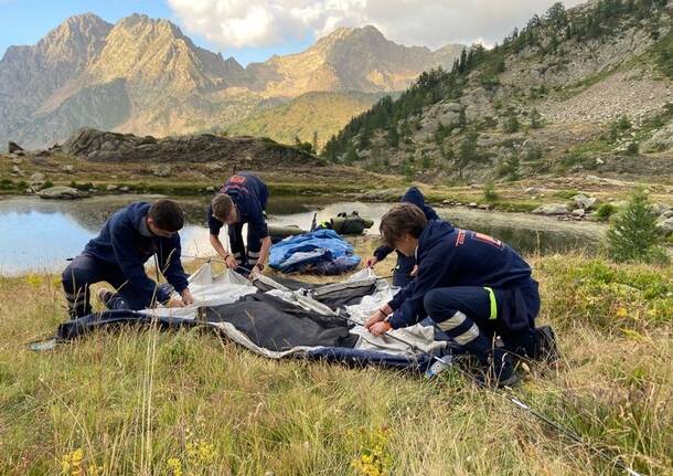 Campo estivo di protezione civile