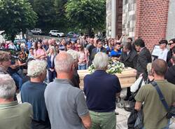 Il funerale di Leonardo Puggioni a Casciago