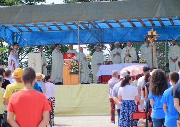 La festa per l’inaugurazione dei nuovi campi dell’oratorio di Gurone