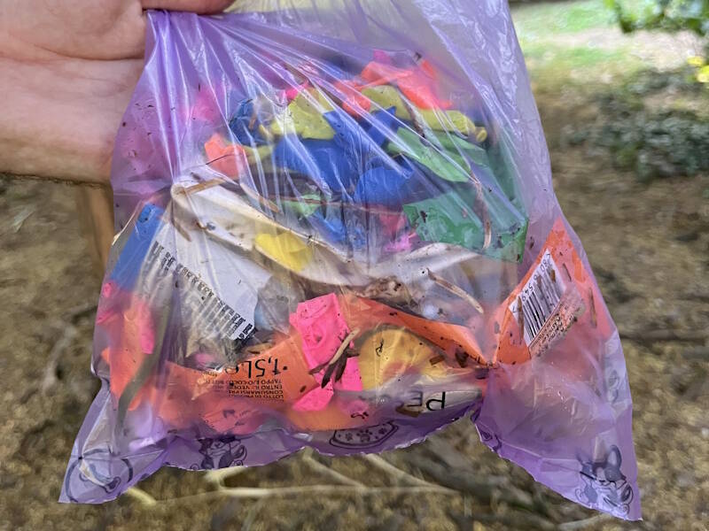 Sampietrini staccati e palloncini abbandonati al Parco Mantegazza